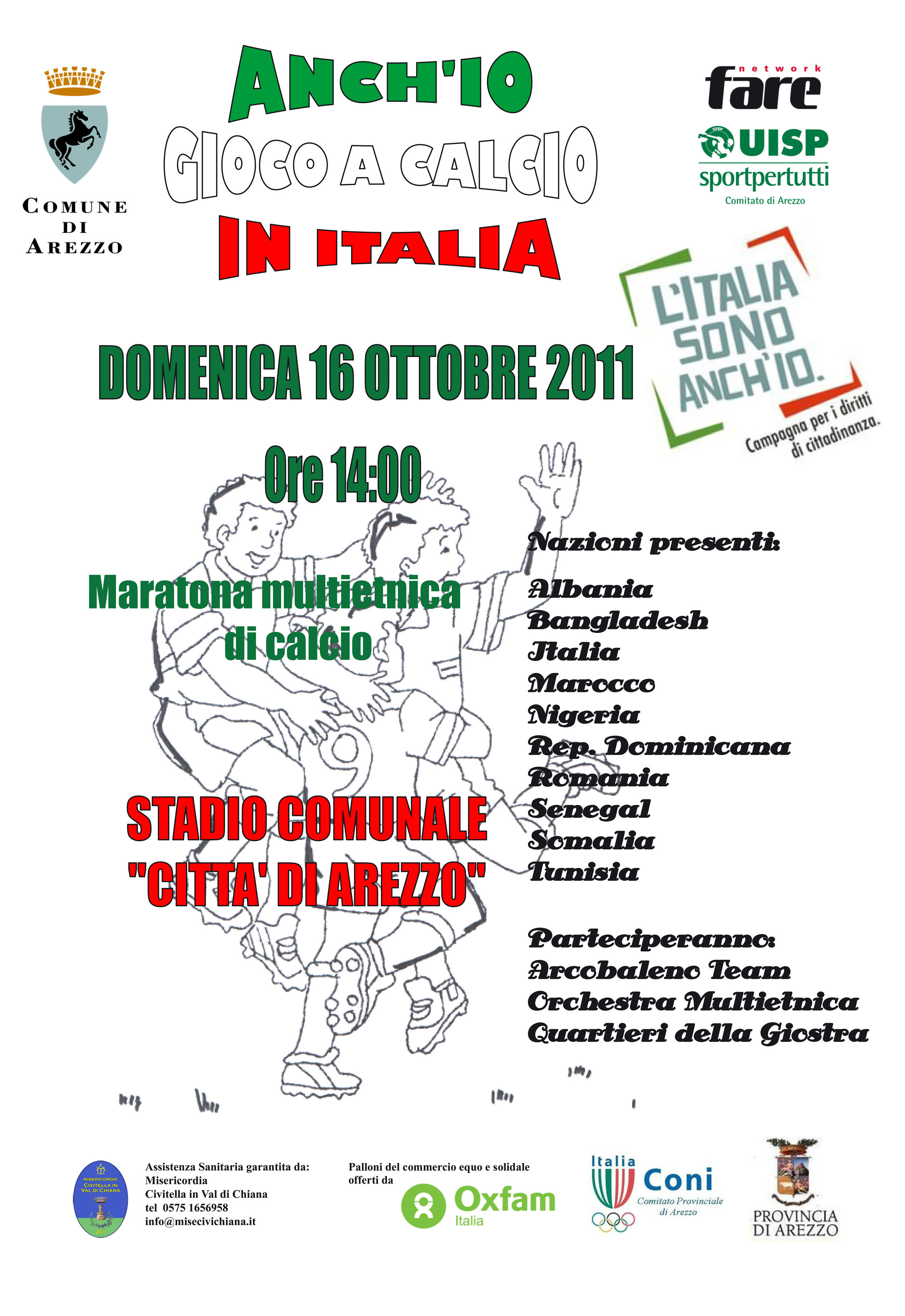Maratona multietnica calcio a 11